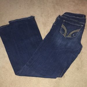 Dark wash bootcut jeans